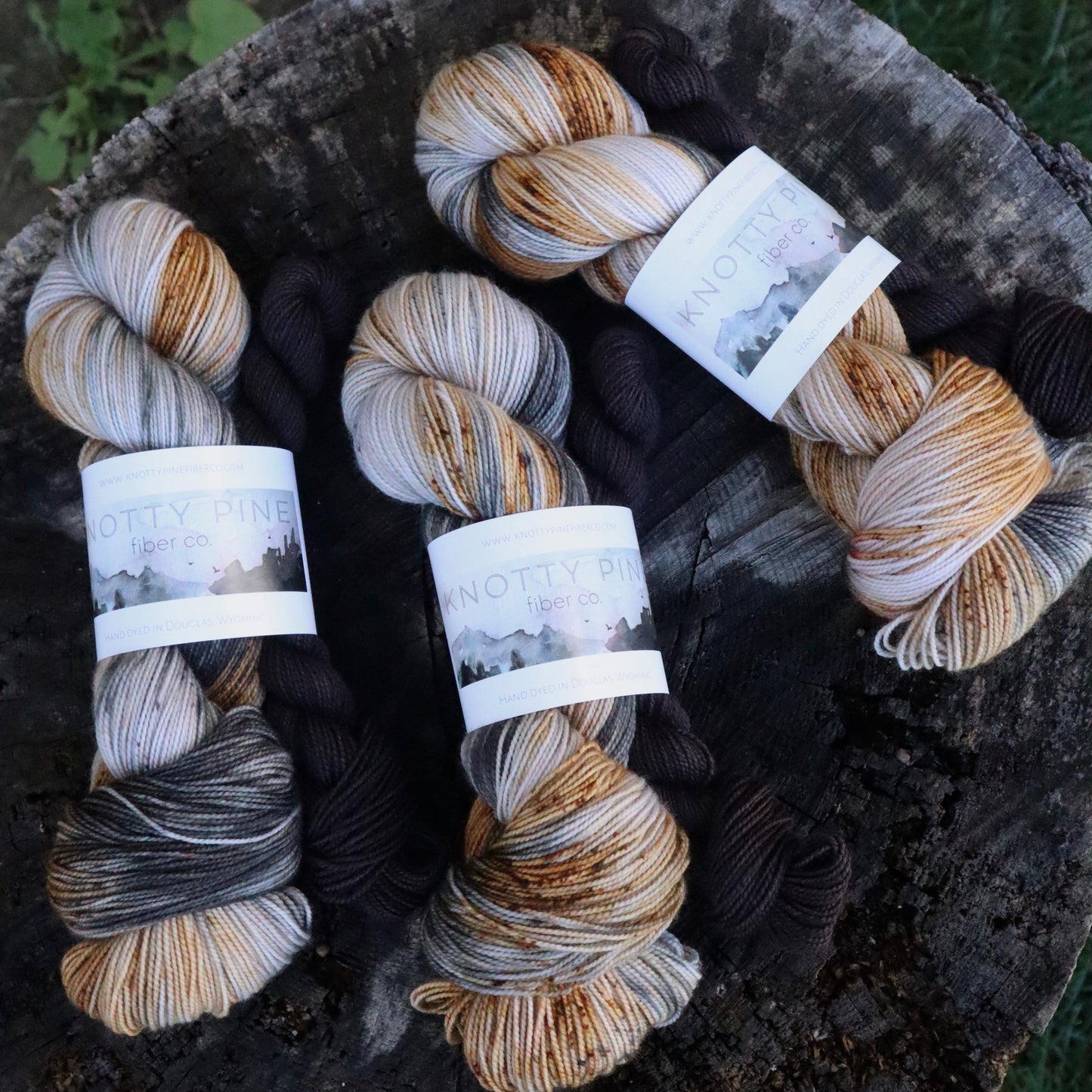 Rusted Concrete & Coal Sock Set (Ready to Ship)