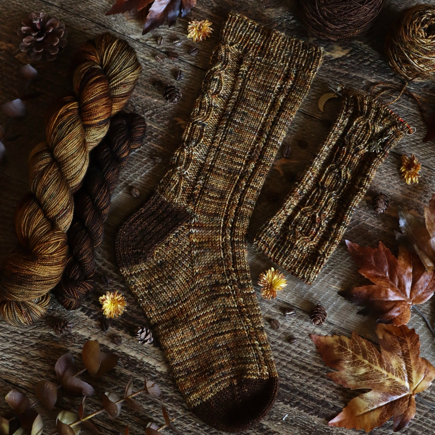Fall is Brewing Sock Set (Ready to Ship)