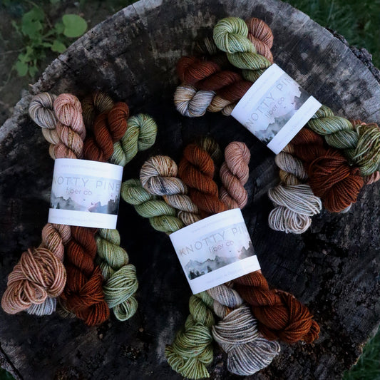 Fall Socks Mini Skein Set (Ready to Ship)